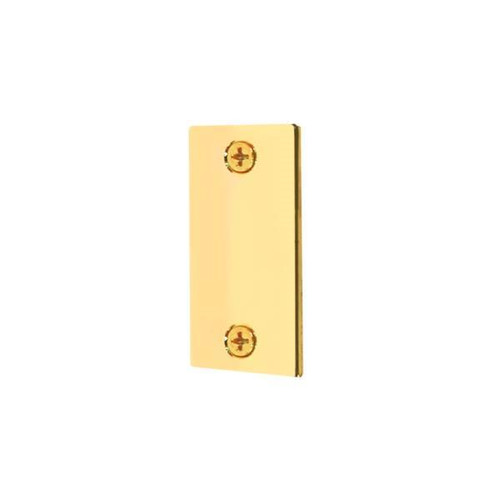 Defender Sec 1-1/8in X 2-1/4in Brass Dr Filler Plate
