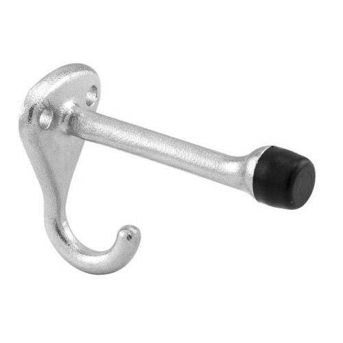 Sentry Hook And Bumper, 3-1/8in Projection, Cast Ss Constrt