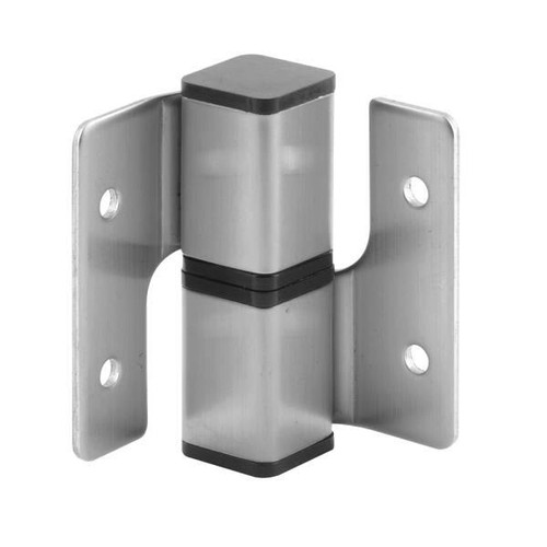 Sentry Sq Barrel Hinge Set, Left In/ Right Out, Ss