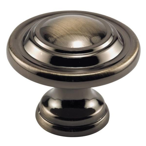1-11/16in, Antique Brass , Bi-Fold Dr Pull Knob