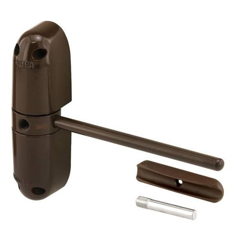 Safety Spg Dr Closer, 4-1/4in, Constrt, Brown, Non-Ed