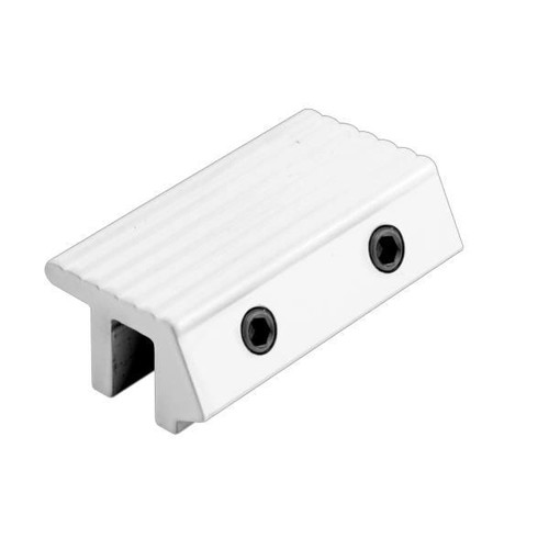 Defender Security 1/4in 2in Construction White Sliding Door Window Lock