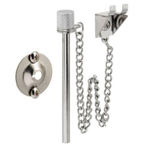 Defender Sec 2-5/8in, Chrm Sliding Patio Dr Lk Pin