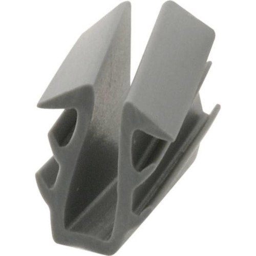 Make 2 Fit Glass Glazing Channel, 15/64in X 5/32in X 3/16in, Gray