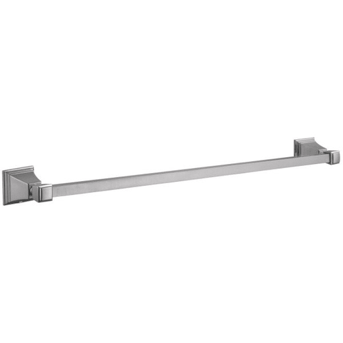 Design House Torino 24-Inch Towel Bar, Satin Nickel Finish