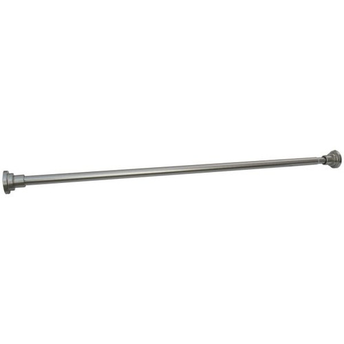 Design House 42-76 In. Adjustable Shower Rod (Satin Nickel)