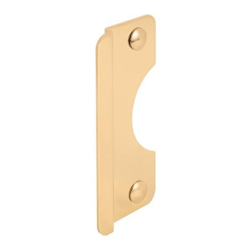 Latch Guard Outswing, 2-3/8in Bset, Brass