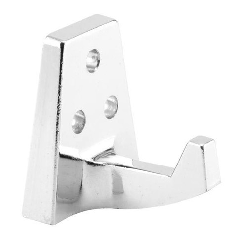 Sentry Coat Hook, 1-9/16in Projection, Cast Zamak Constrt, Chrm