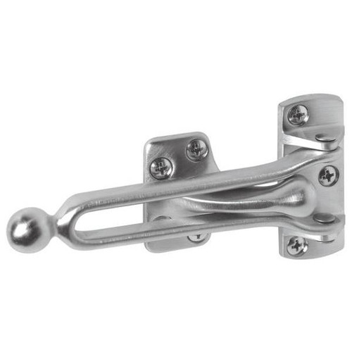 Defender Sec Brushed Chrm Swing Bar Dr Lk W/ Eg Guard