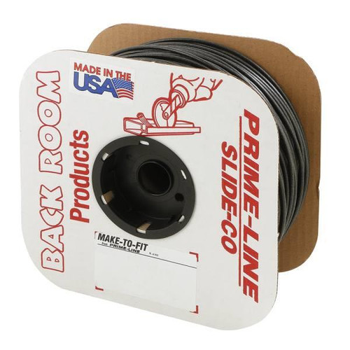 Make 2 Fit Screen Retainer Spline, 0.120in, Foam, Black, 500 Ft.