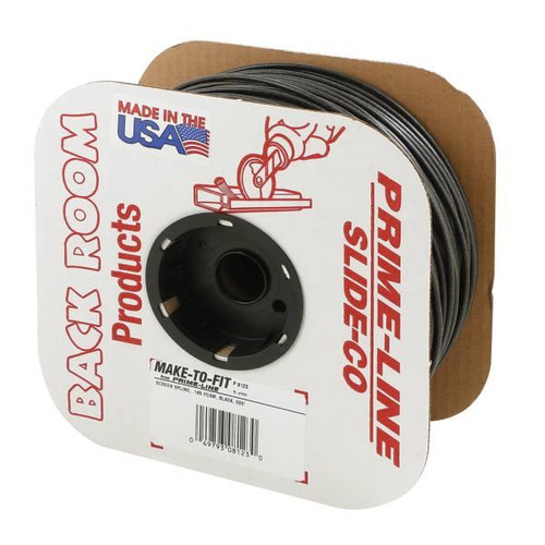 Make 2 Fit 0.145in X 500 Ft. Roll Black Foam Screen Spline