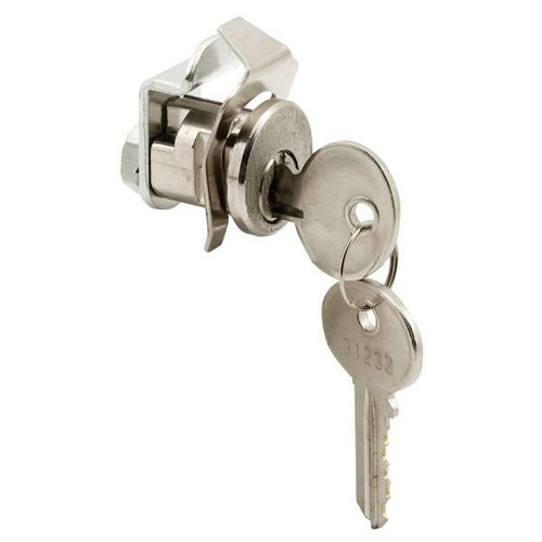 5-Pin Tumbler Mailbox Camlock W/ 2 Keys (Nickel)