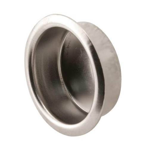 3/4in Satin Nkl, Closet Door Finger Pull, Package Of 4
