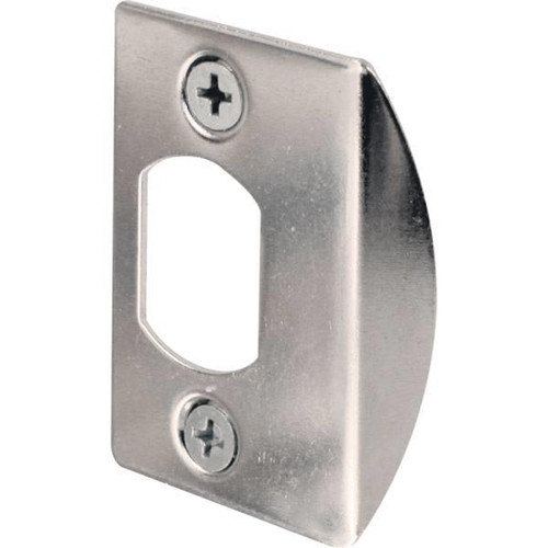 Defender Security Dead Latch Door Strike (Chrome) (2-Pack)