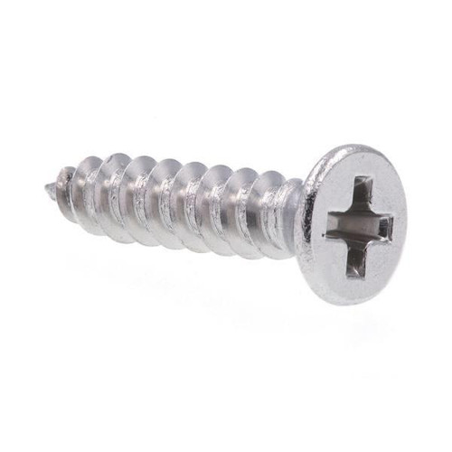 Sheet Metal Screws,#4 X 1/2in, Gr 18-8 Ss, Package Of 25
