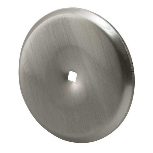 Cabinet Knob Backplate, Satin Nkl, Package Of 2