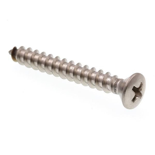 Sheet Metal Screws, #10 X 1-1/2in, Gr 18-8 Ss, Package Of 100..
