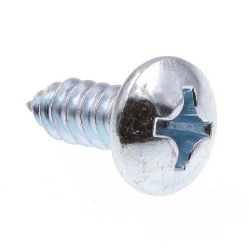 Sheet Metal Screws, #14 X 5/8in, Zc Steel, Package Of 100