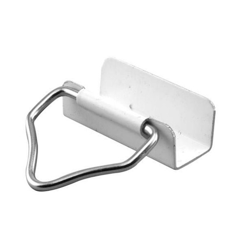 Make 2 Fit Bottom Latches, 7/16in, White, Package Of 25