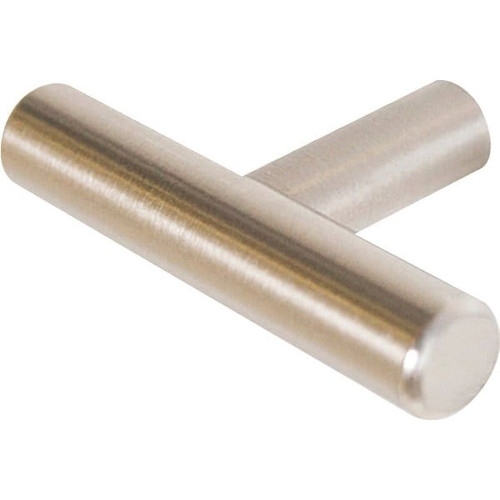 Seasons 1.5 In. T-Shape Brushed Nickel Cabinet Knob, 10-Pack