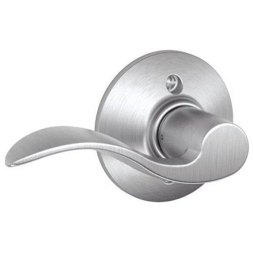 Schlage Residential F Ser Dmy Lt Hand Satin Chrome Finish Accent Lever