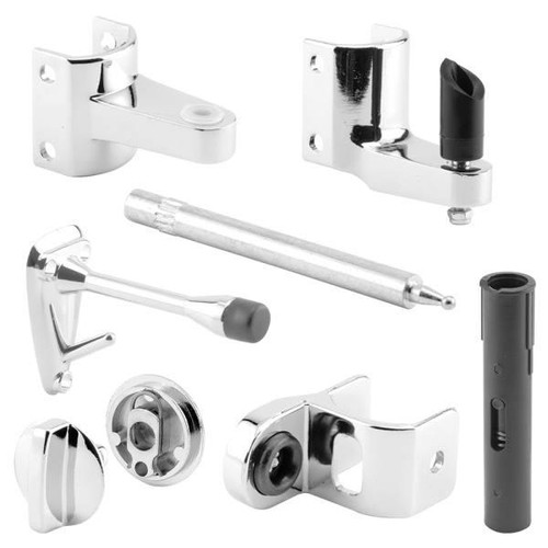 Sentry Sentry Supply Door Latch Set 1-1/4inzamak Chrome Inswing Kit