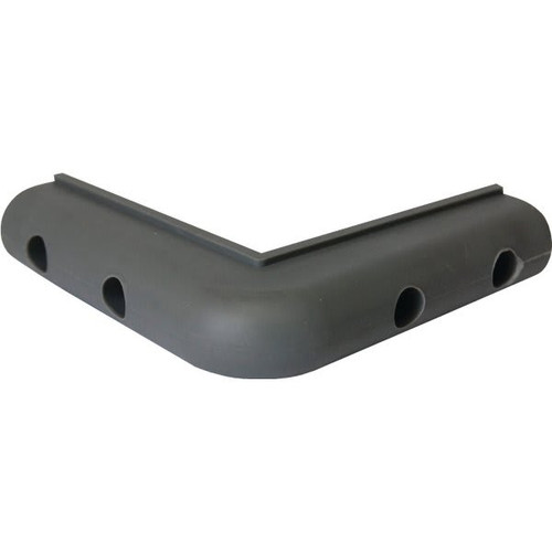 Vestil Gray Rubber Corner Guard 5/8" Package Of 28