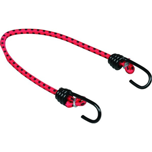 Keeper 18 In Elastic Stretch Bungee Cord W/ Coated Hooks