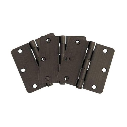 Design House Radius 3-1/2 X ¼ In. Door Hinges (3-Pack)