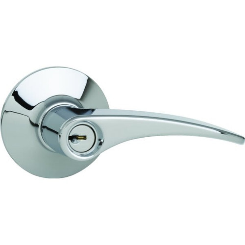Schlage Manhattan Entry Lever, Bright Chrome
