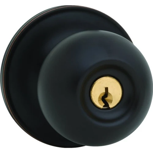 Schlage J Series Corona Entry Knob, Aged Bronze