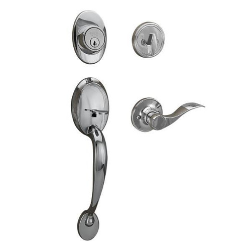 Design House Coventry Door Handleset, Springdale Interior Lever, Single Deadbolt