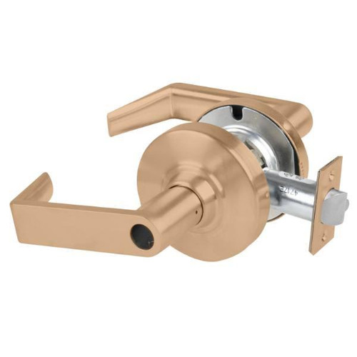 Schlage Alx Entrance Lockset, Conventional, Satin Bronze, Non-Handed