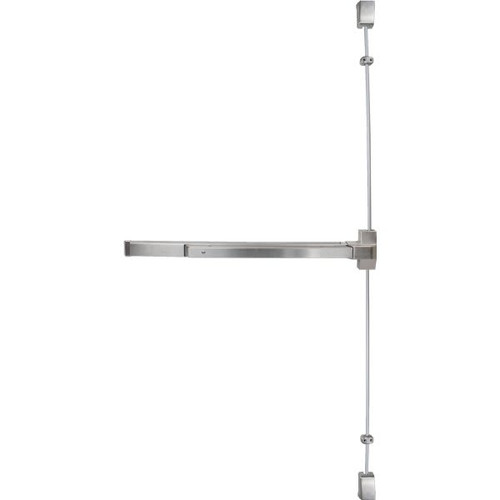 Shield Security Gr. 2 Vertical Rod, Rim Exit Device, Aluminum