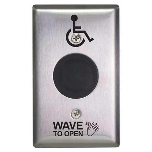 Camden Usa Surewave Infrared Wave To Open, Handicap Touchplate, Stainless Steel