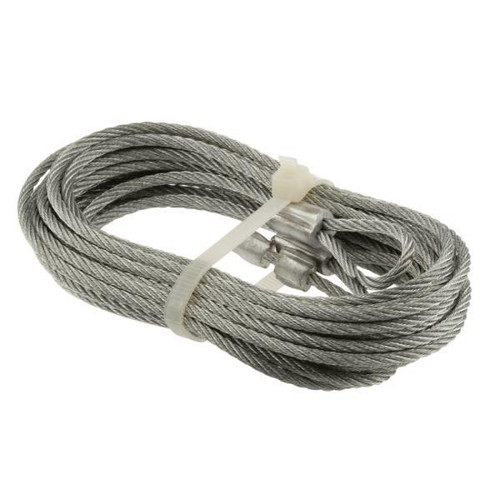 Torsion Spring Cable Set, 3/32 In. X 8 Ft. 6 In., Package Of 2