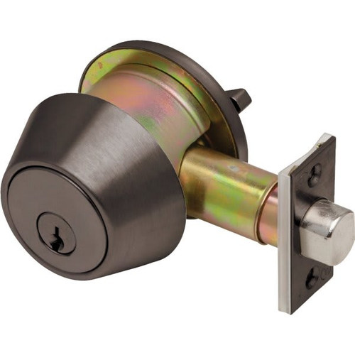 Dexter Db2000 Single Cylinder Deadbolt 6-Pin Cylinder Satin Bronze