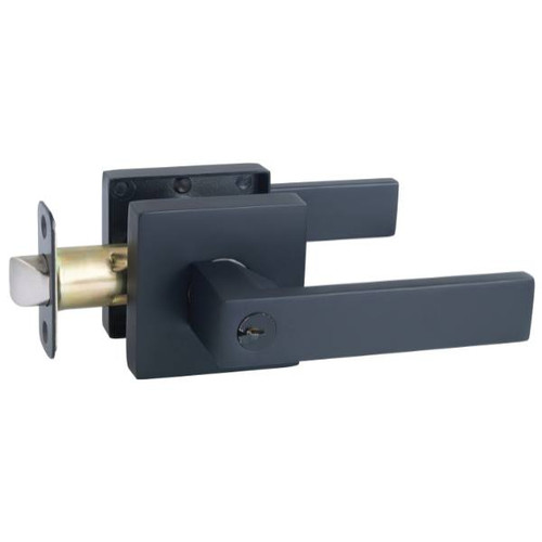 Design House Karsen 2-Way Adjustable Entry Lever In Matte Black