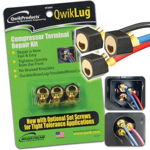 Qwikproducts Three Terminal Repair Lugs/Spades Without Wire