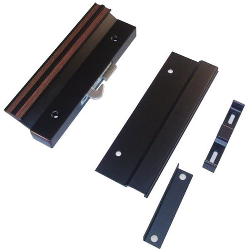 Strybuc Patio Door Black Handle With Keeper Pack Of 2