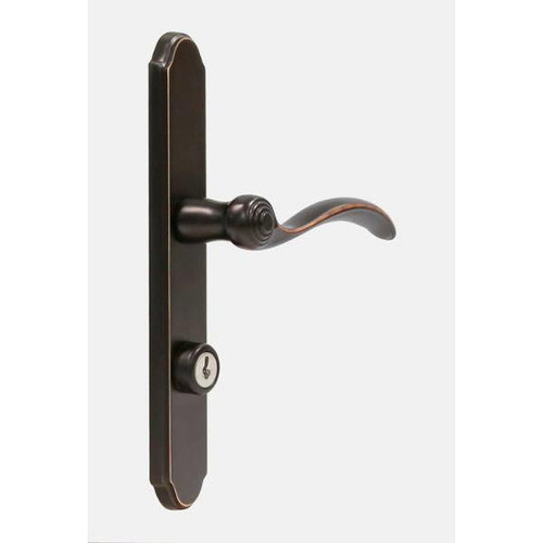 Larson Aged Bronze Storm Door Latch Set