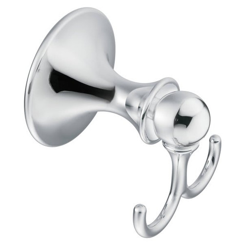 Moen Lounge Chrome Double Robe Hook