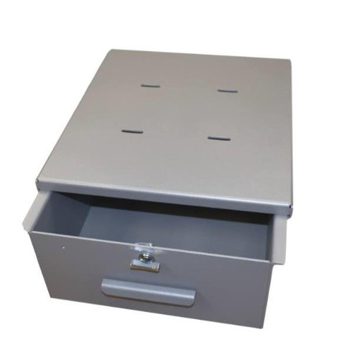 Omnimed Large Omni Drawer, Thumb Latch, Titanium Powder Coated Aluminum
