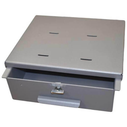 Omnimed Omni Drawer, Thumb Latch, Titanium  Powder Coated Aluminum