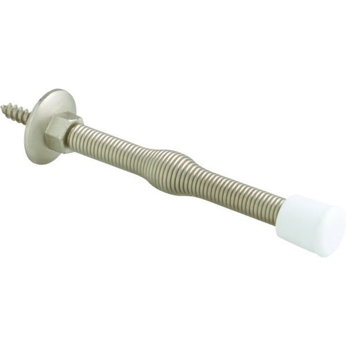 3 In Economy Flexible Spring Door Stop (50-Pack) (Satin Nickel)