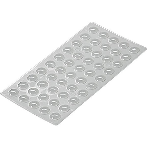 Round Bumper, 5/16 Inch, Vinyl, Clear, Pack Of 50