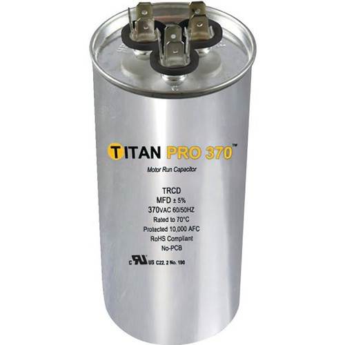 Titan Pro Packard 370 Volt 45/5 Mfd Round Run Capacitor
