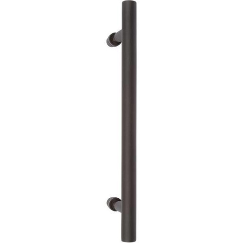 Delaney Hardware Barn Door Pull Handle Round Black