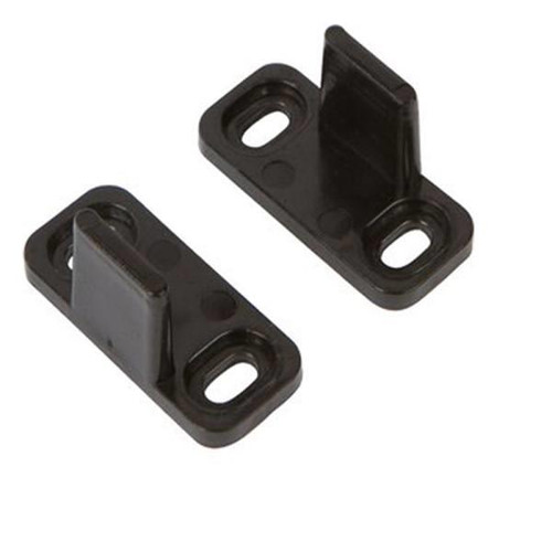 Delaney Hardware Barn Door Double Floor Guide Black