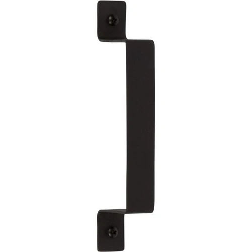 Delaney Hardware Barn Door Handle Black , Flat Square